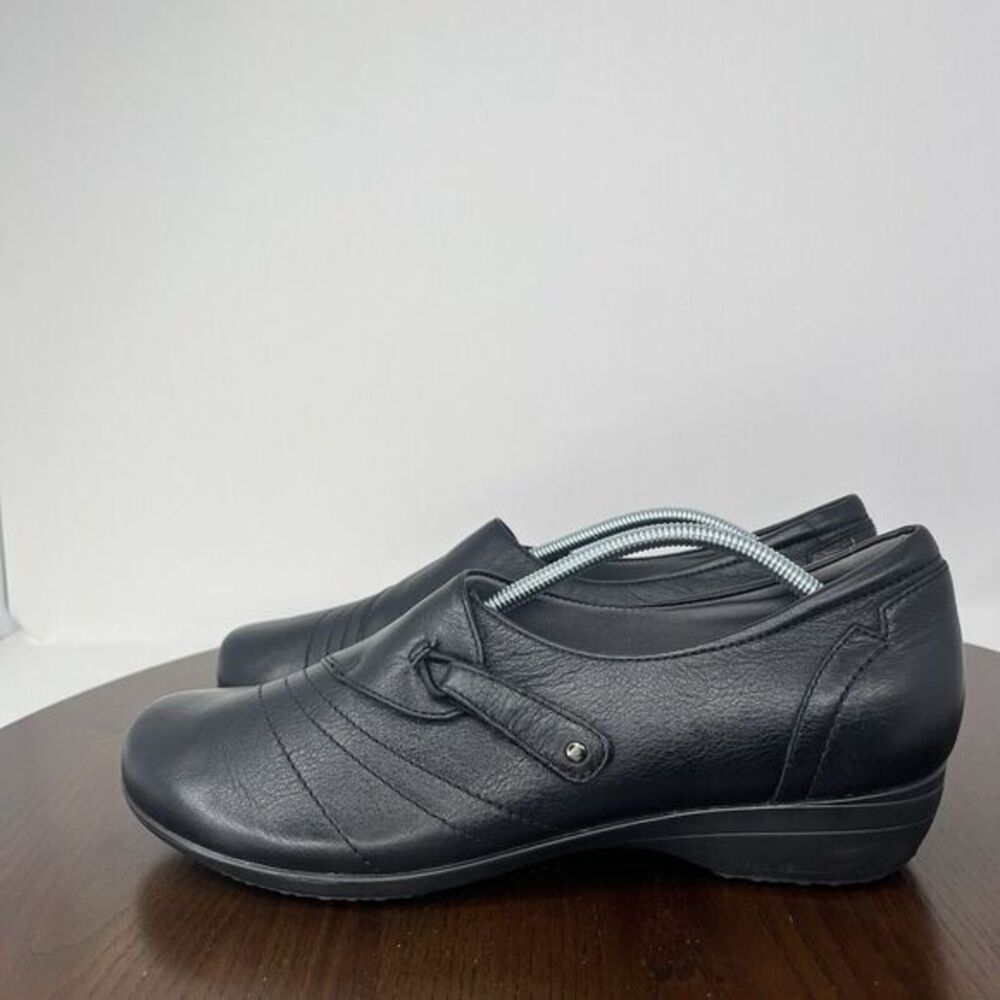 Dansko Franny Loafer Shoes Women's 42 / 11.5 Black Leather Comfort 5500020200